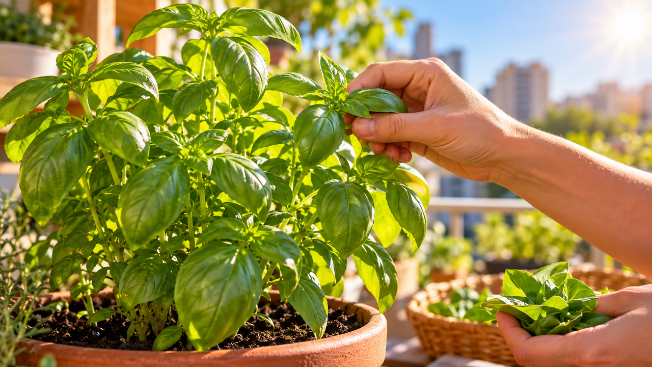 Essa é a erva ideal para a horta: ocupa pouco espaço, produz folhas no verão e suporta o calor com poucos cuidados durante a estação