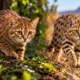 Parecem gatos domésticos em miniatura, mas são predadores selvagens: duas espécies de felinos minúsculos impressionam pela precisão e pelas estratégias de caça