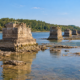 A seca fez o rio recuar e revelou uma ponte romana de quase 1.700 anos que estava escondida sob as águas