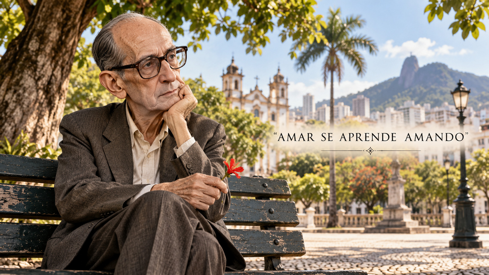 Carlos Drummond de Andrade, poeta brasileiro: "Amar se aprende amando", as quatro palavras que desmontam a ideia de que existe a hora certa para se apaixonar