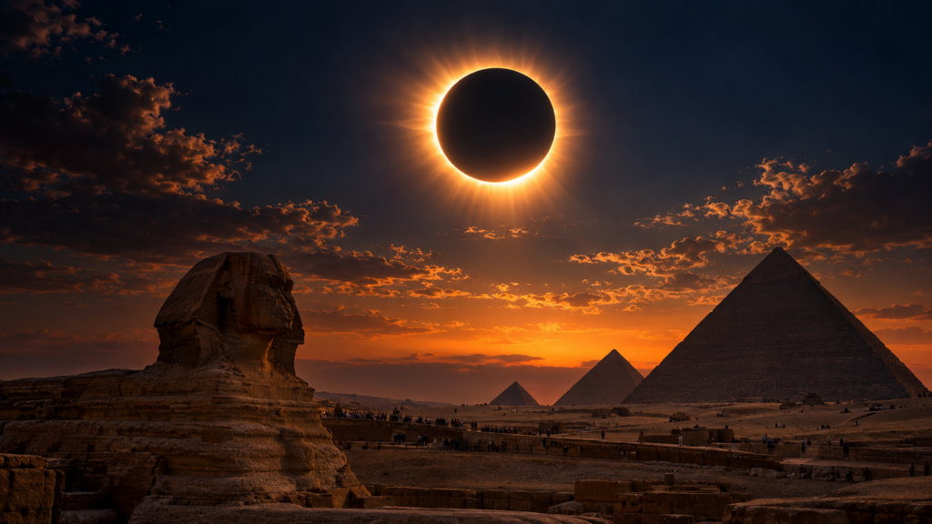 O eclipse mais impressionante da década está chegando: o céu vai escurecer em pleno dia, terá até 6 minutos e 23 segundos de totalidade e promete um espetáculo raro