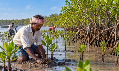 Em 1998, pescador começou a recuperar manguezais para proteger a comunidade e, 20 anos depois, projeto já havia restaurado milhares de hectares