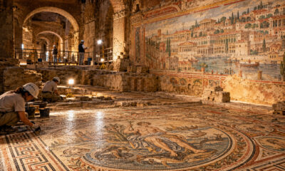 Arqueólogos escavam o subsolo de Roma e encontram um tesouro de quase 2 mil anos com mosaicos e pinturas que sobreviveram ao tempo
