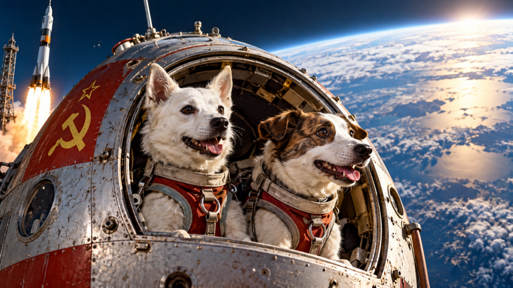 Em 1960, dois cães viajaram para o espaço a bordo de uma cápsula soviética e, após retornarem à Terra, ajudaram os pesquisadores a estudar os efeitos das viagens espaciais