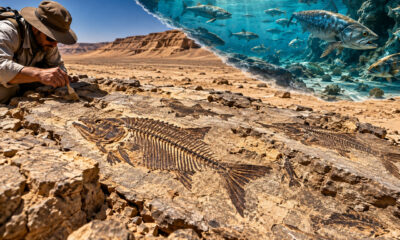 O deserto escondia um oceano perdido: quase 500 fósseis de peixes revelam como a vida marinha se recuperou após o fim dos dinossauros