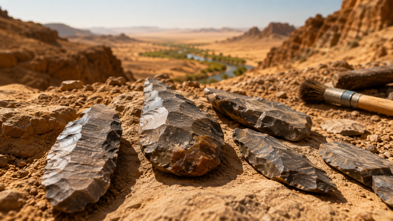 704 ferramentas de pedra revelam que neandertais alcançaram a Arábia há 55 mil anos, chegando mais ao sul do que se imaginava