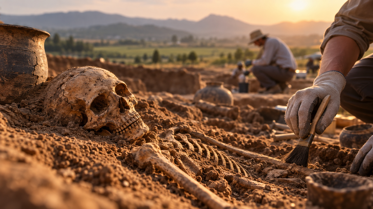 DNA de esqueletos do sítio de Fujia revelou dois clãs matrilineares na China, com continuidade da linhagem materna por cerca de dez gerações e 250 anos