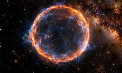 O radiotelescópio ASKAP identificou Teleios, uma estrutura de rádio quase perfeitamente circular na Via Láctea que pode ser um raro remanescente de supernova