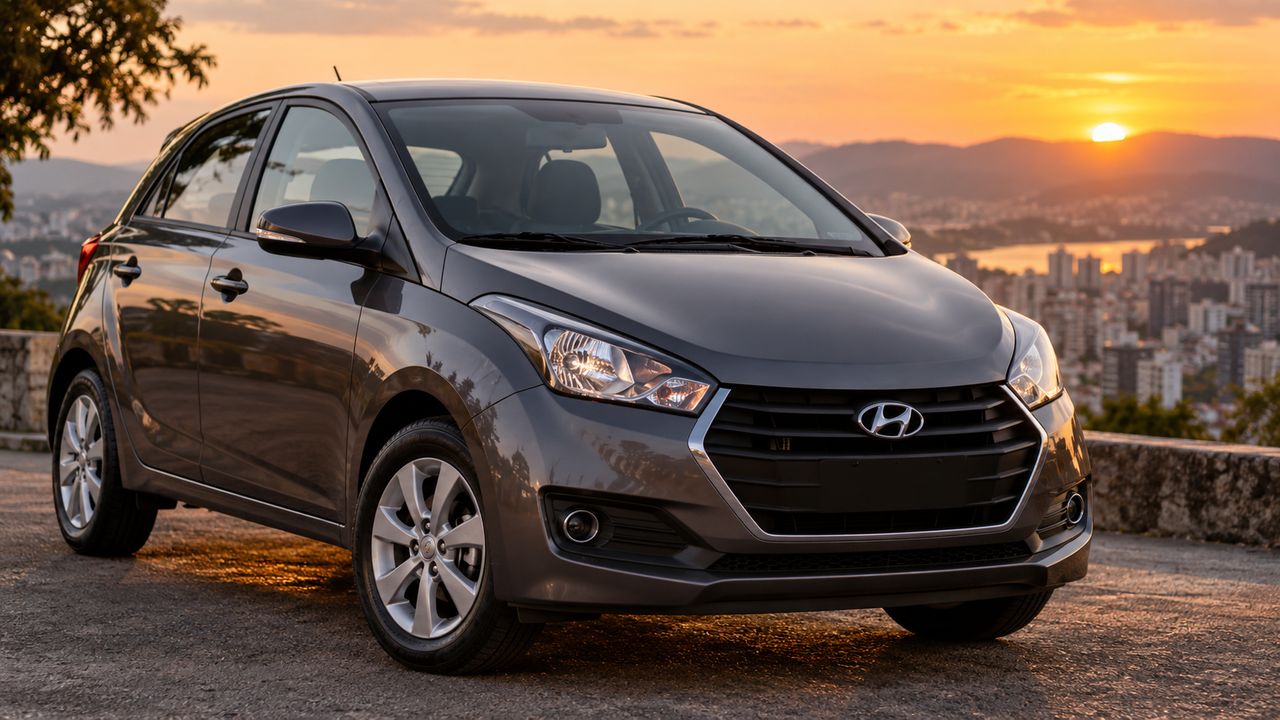 Hyundai HB20 2017 usado custa cerca de R$ 45 mil e pode ser alternativa ao Mobi 0 km, com motor 1.0 de 80 cv, porta-malas de 300 litros e consumo de até 13,8 km/l