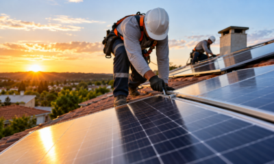 Família aproveita a reforma do telhado e instala painéis solares com estrutura adequada para gerar energia e reduzir a conta de luz