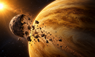Novas simulações mostram como uma lua hipotética de Vênus poderia ter perdido altitude, cruzado o limite de Roche e sido destruída pelas forças de maré