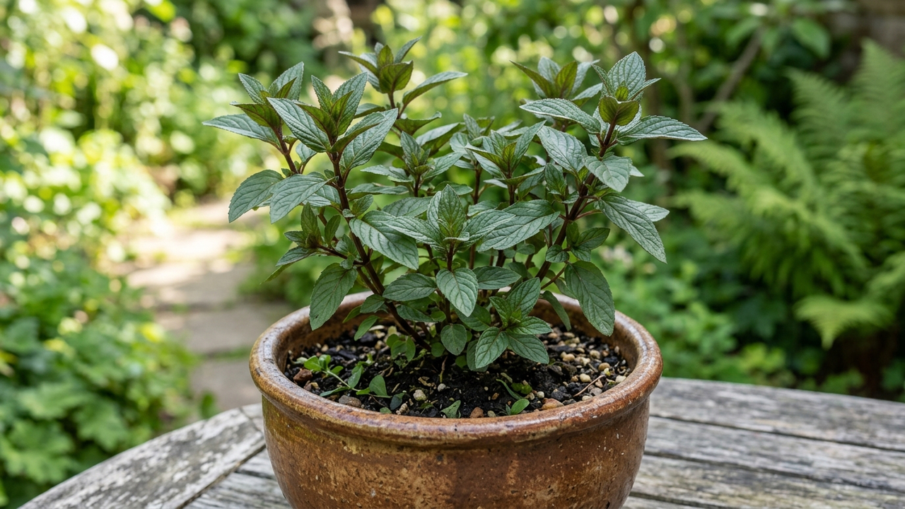 Essa erva aromática exótica une o frescor tradicional da menta com um aroma real de cacau nas folhas: perfeita para vasos e sobremesas