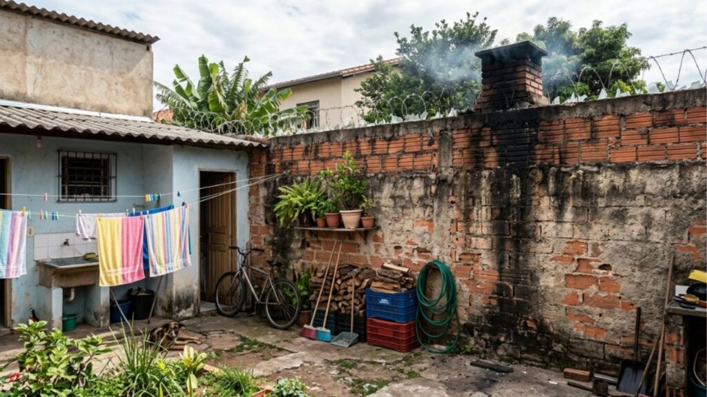 Vizinho constrói churrasqueira colada ao muro divisório e proprietário descobre o que diz a lei sobre distância mínima