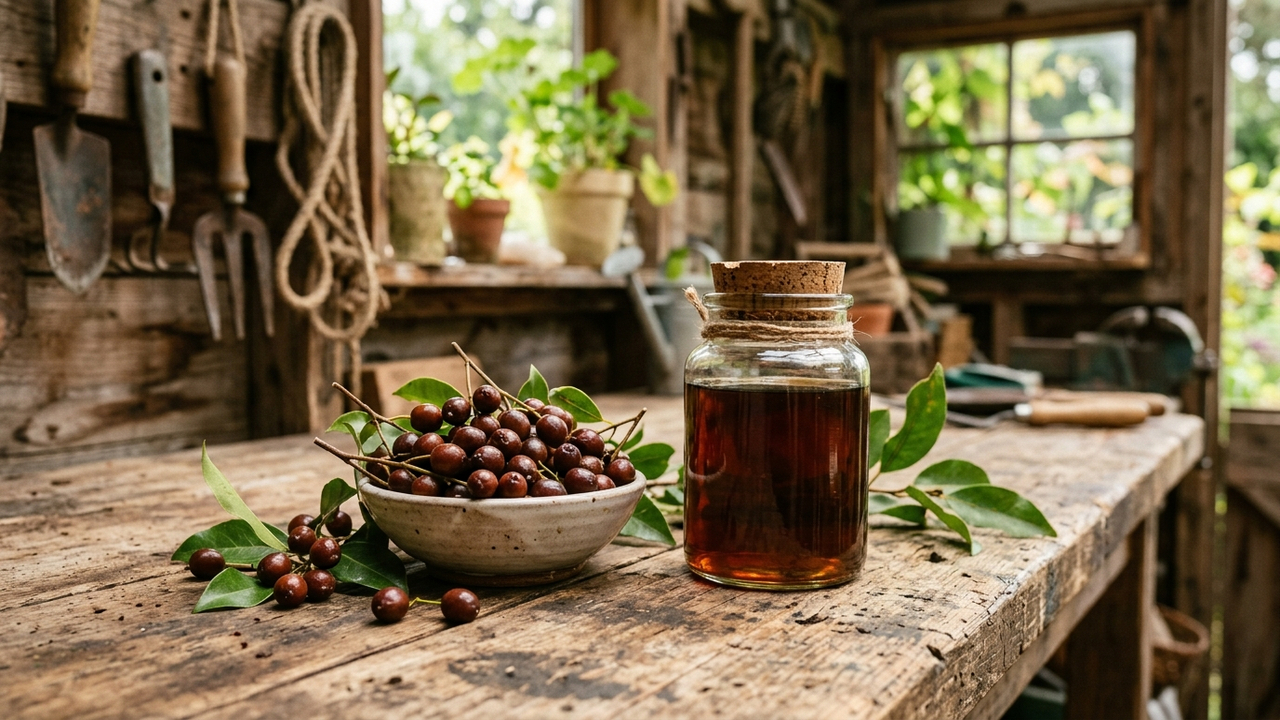 Mistura de extrato de cinamomo com vinagre de madeira: para que serve a calda repelente potente que bloqueia o ataque da broca nos troncos