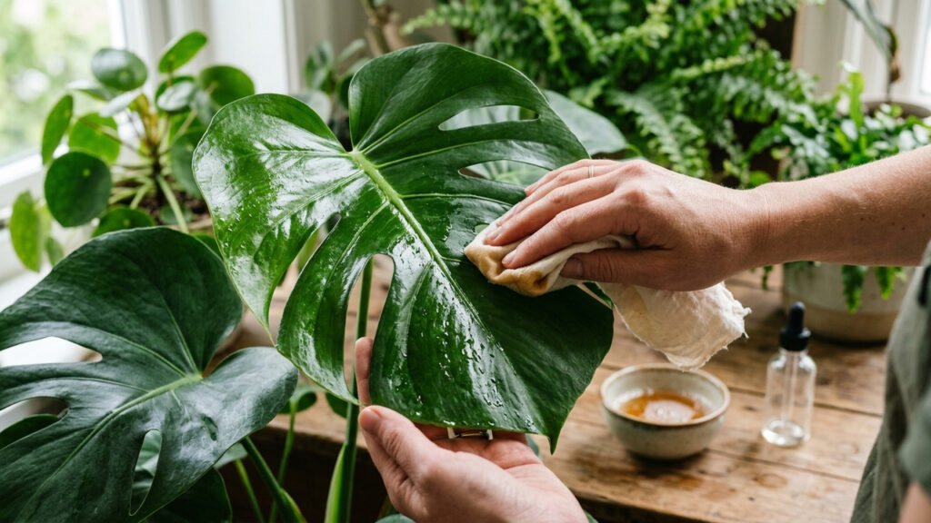 Mistura de detergente neutro com óleo vegetal na proporção exata: como aplicar o spray que asfixia cochonilhas-algodão escondidas nas folhas