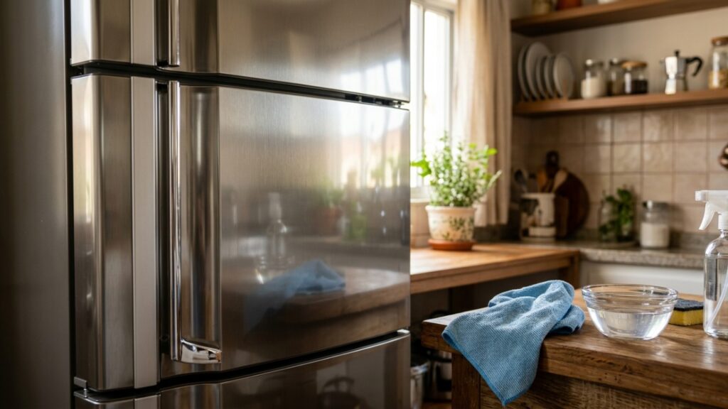 Passar um pano com vinagre na porta da geladeira à noite antes de dormir: para que serve e por que recomendam repetir toda semana