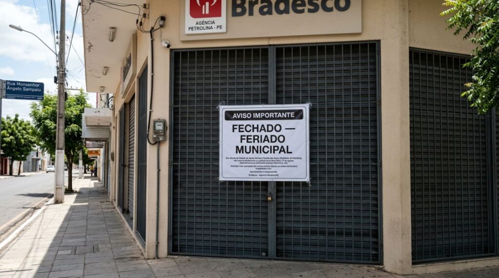Bancos e repartições públicas podem não abrir na segunda-feira, 21 de setembro, e moradores devem antecipar compromissos