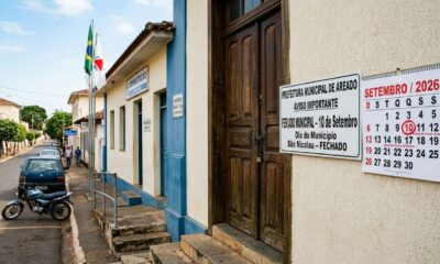 Bancos e órgãos públicos mudam funcionamento com feriado confirmado para quinta-feira, 10 de setembro