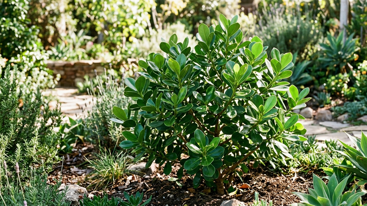 Esse arbusto ornamental de baixa manutenção suporta o calor de 40°C sem murchar e mantém as folhas verdes e vistosas o ano inteiro no jardim