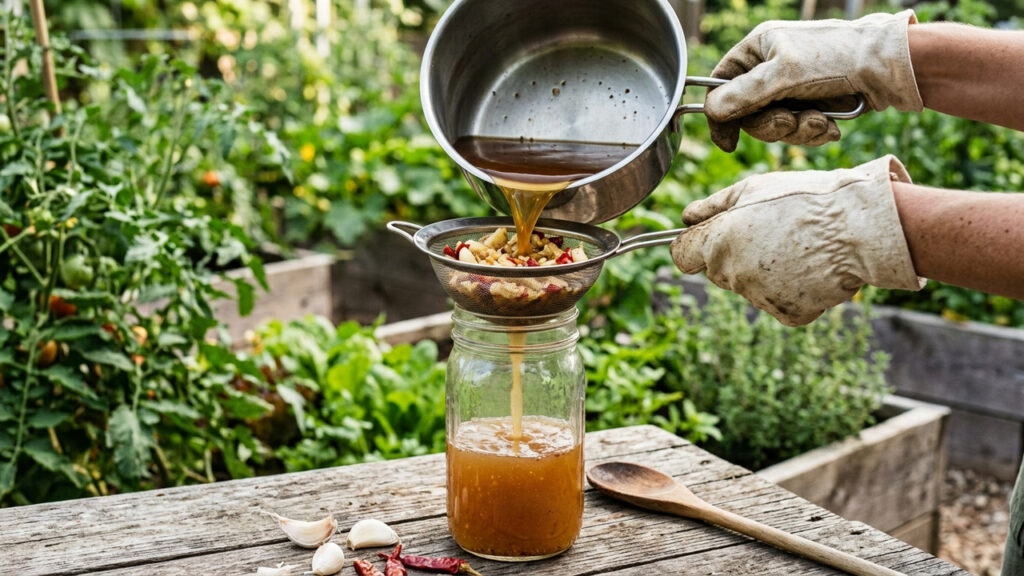 Bater pimenta-biquinho com dente de alho cru em água: para que serve o repelente natural que expulsa o besouro vaquinha das folhas da horta