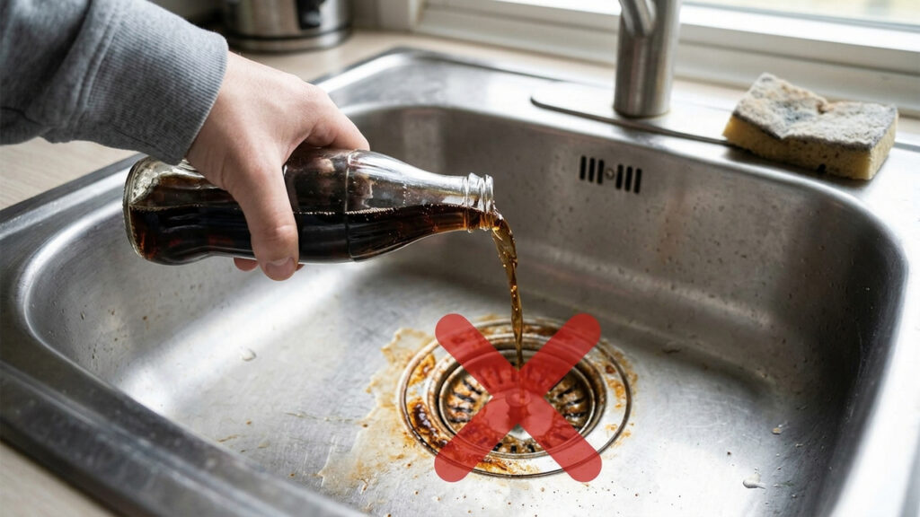 Ralo de pia com início de ferrugem: a bebida comum da geladeira que ajuda a dissolver a oxidação do metal sem esforço