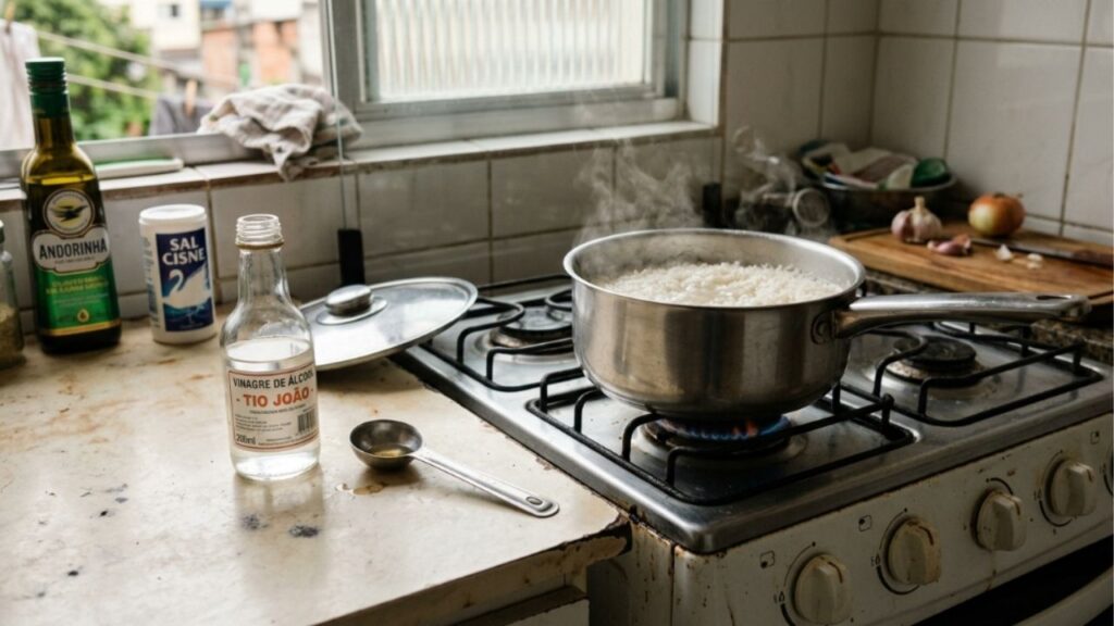 Colher de vinagre no preparo do arroz: para que serve e por que é recomendado