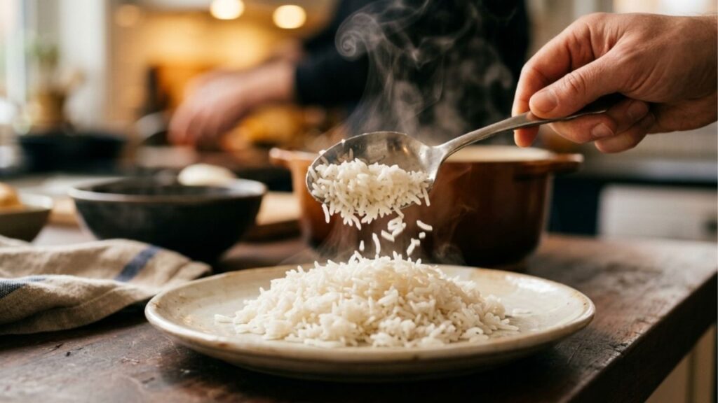 Colher de vinagre no preparo do arroz: para que serve e por que é recomendado