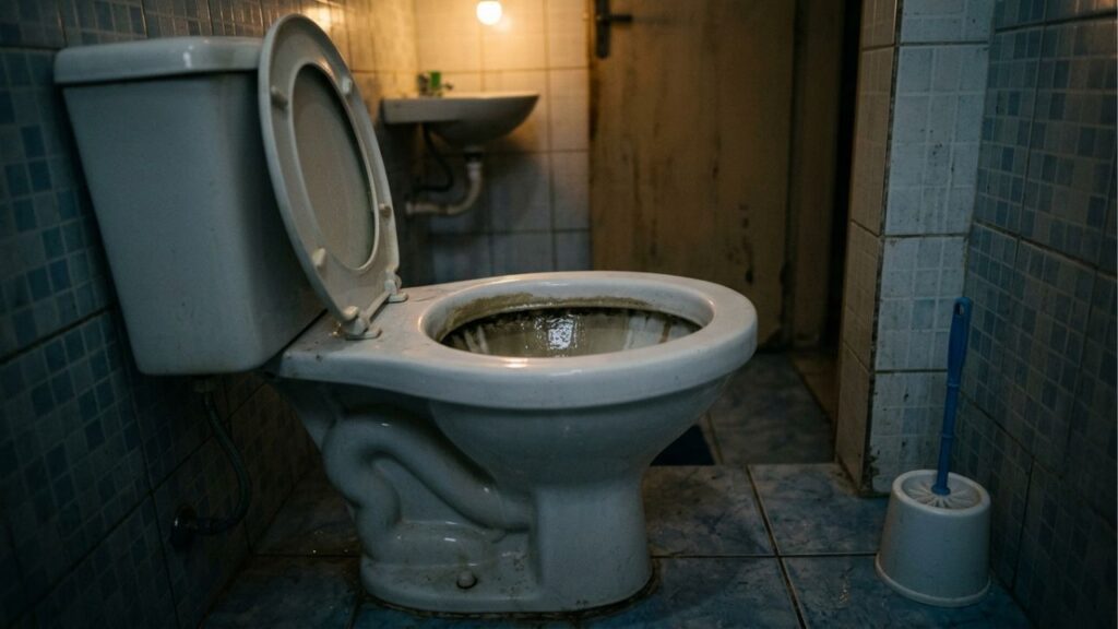 Coloque 3 colheres de sopa no vaso sanitário antes de dormir: pela manhã, ele estará brilhando e livre do calcário