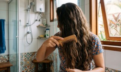 Pentear o cabelo antes do banho: para que serve o hábito e por que ele pode facilitar a lavagem e reduzir nós depois do shampoo