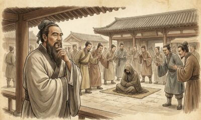 Frase de Confúcio, filósofo chinês: “Quando todos odeiam uma pessoa, investigue profundamente; e quando todos amam uma pessoa, investigue também” e uma reflexão sobre não aceitar o consenso como verdade