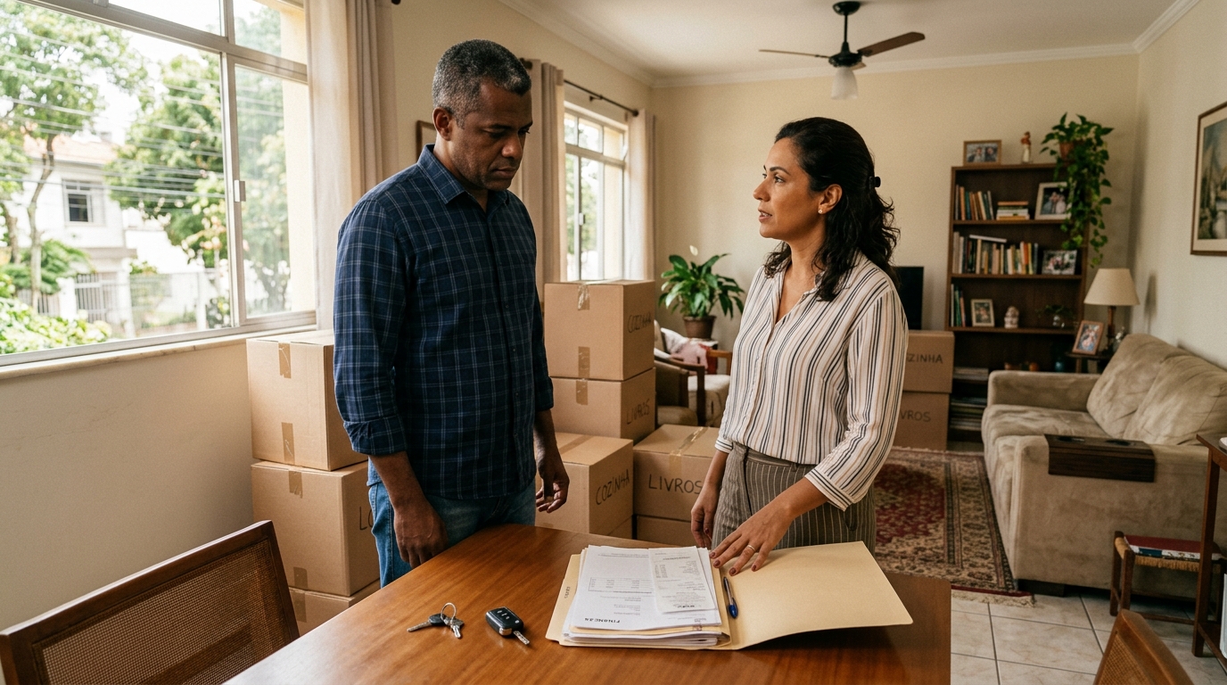 Casal se separa depois de 11 anos de união estável nunca registrada, ele fica com tudo alegando que os bens estão só no nome dele, e ela descobre que a lei presume a divisão do que foi construído juntos