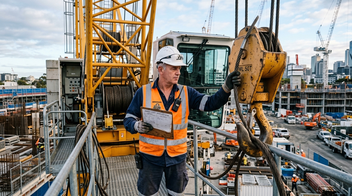 O que faz, quanto ganha, quantas horas trabalha e quantos dias de férias tem um operador de guindaste de grande porte em obras e portos?