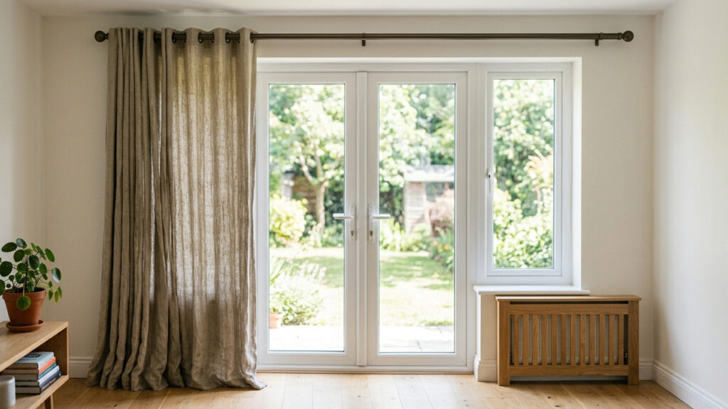 Lavar cortinas pesadas com bicarbonato e pendurar úmidas: o método caseiro em que o peso do tecido estica as dobras e dispensa o ferro de passar