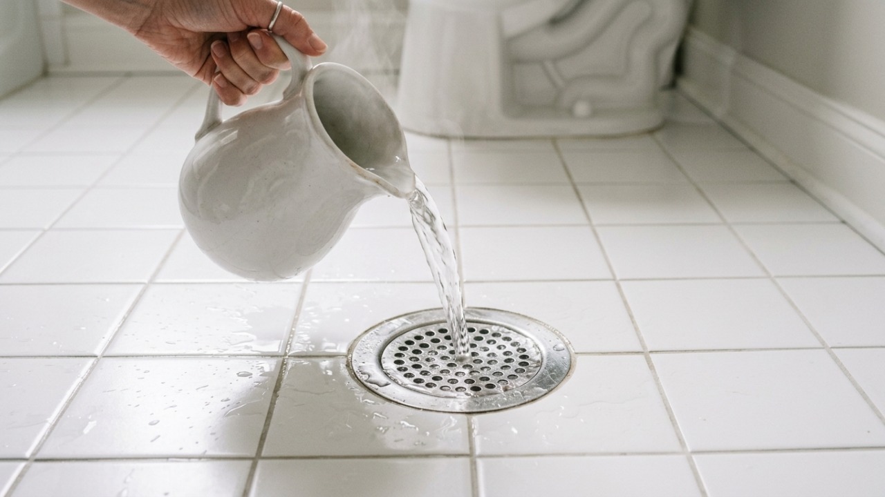 Jogar água quente com vinagre no ralo do banheiro à noite antes de dormir: para que serve e por que recomendam repetir toda semana