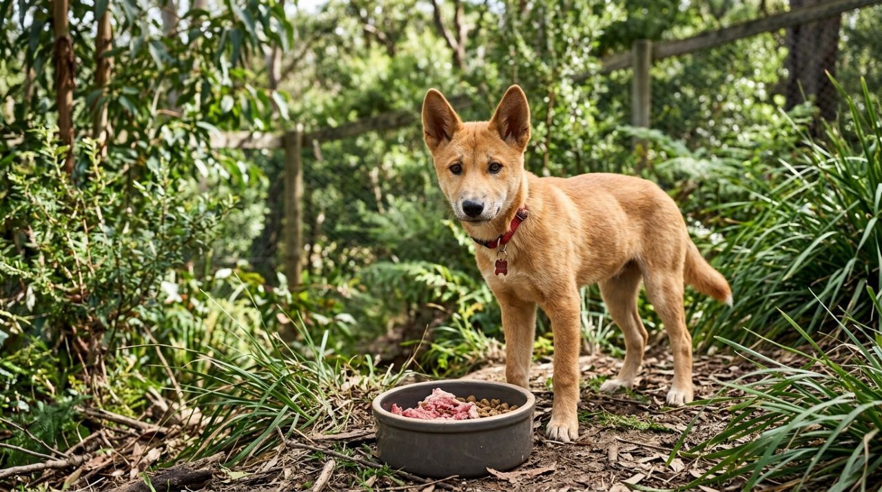Filhote de dingo fica órfão e encontra em um humano o cuidado que precisava para crescer