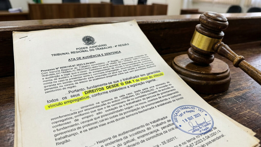 Jovem sofre acidente grave no 1º emprego em teste sem carteira assinada e Justiça reconhece vínculo e direitos trabalhistas desde o 1º dia