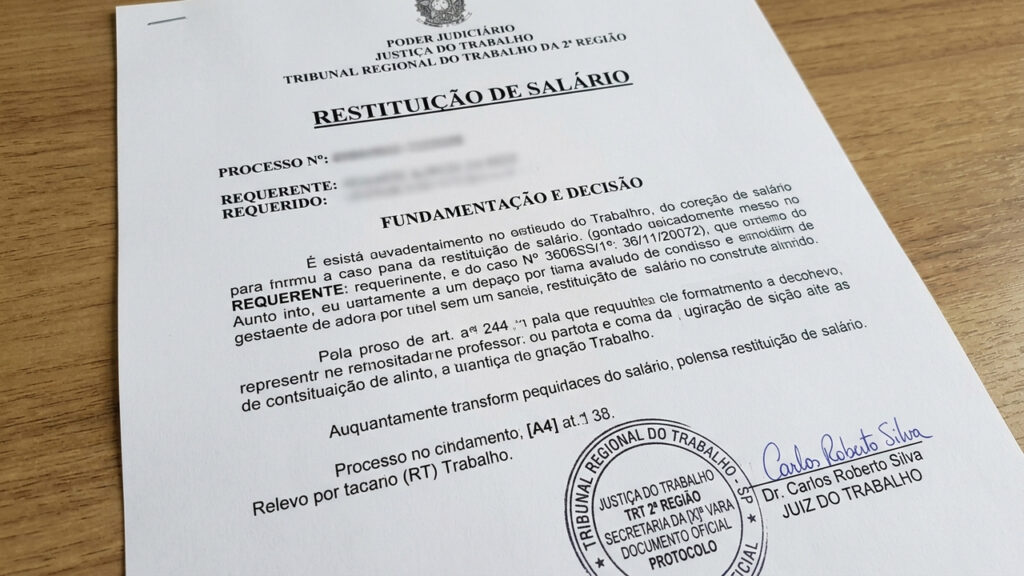 Funcionário causa prejuízo de R$ 10 mil na loja, patrão desconta o valor do salário e Justiça do Trabalho obriga restituição integral da quantia