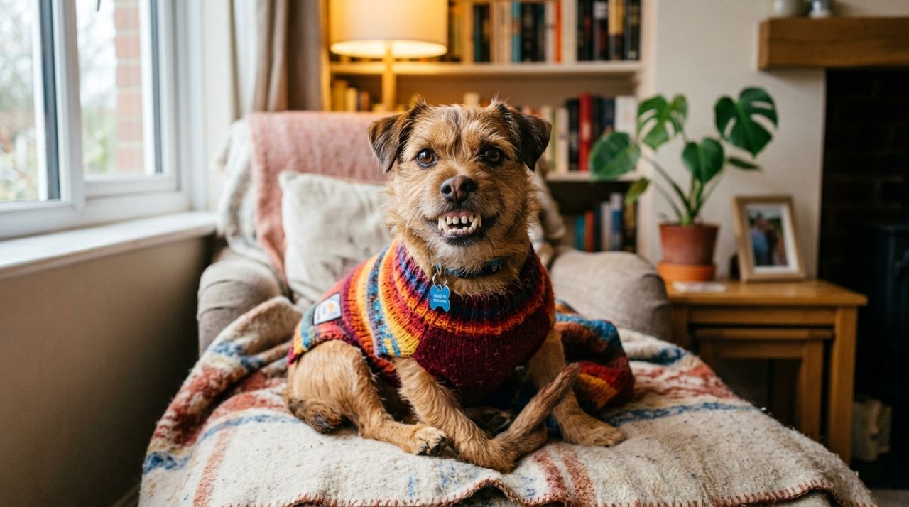 Cachorro com nariz torto chama atenção por aparência diferente e encontra uma família que o considera perfeito exatamente como ele é