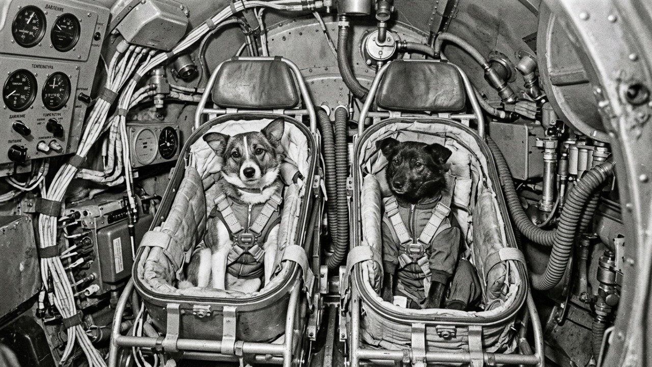 Em 1966, dois cães enfrentaram uma missão de 21 dias no espaço para estudar os efeitos de voos prolongados e acabaram estabelecendo um recorde canino que permanece até hoje