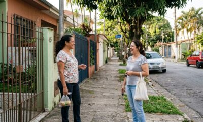 Especialistas em psicologia afirmam que quem costuma cumprimentar os vizinhos ajuda a criar confiança, diminuir a sensação de isolamento e fortalecer a comunidade