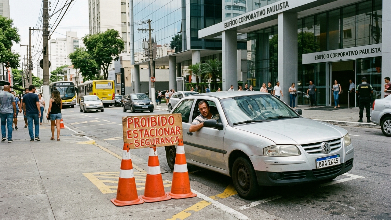 Prédio proíbe carros de estacionarem na rua pública em frente ao portão por segurança e condomínio é multado em R$ 5 mil por constrangimento