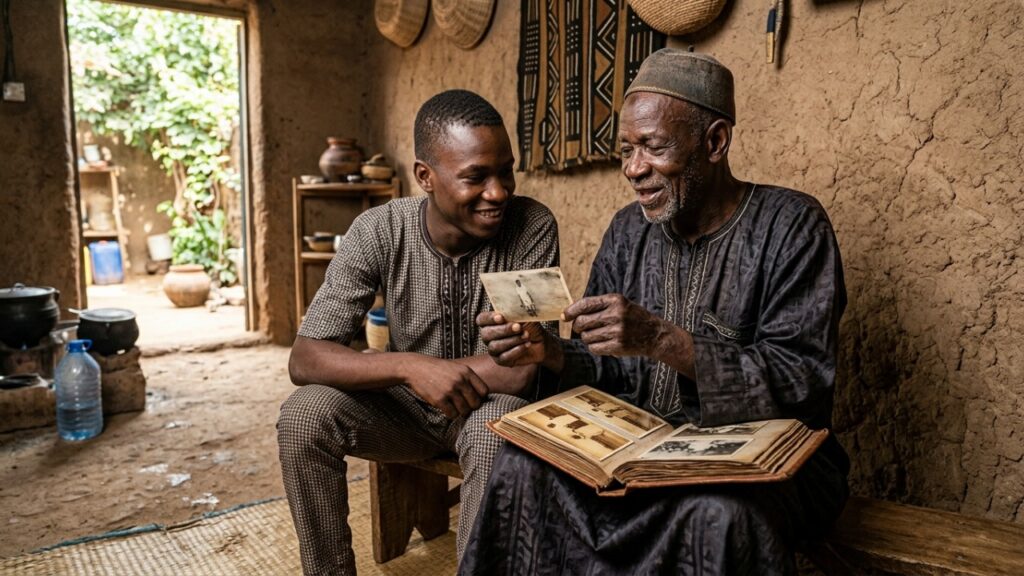 Sabedoria africana do dia: “Quando um ancião morre, é como se uma biblioteca inteira queimasse.” Uma lição sobre tudo o que se perde quando histórias não são transmitidas