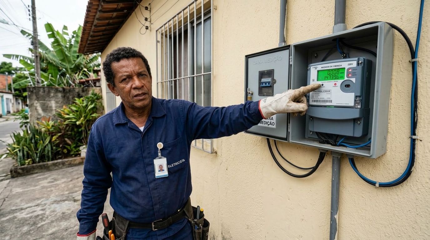 Eletricista ensina como descobrir qual aparelho puxa energia mesmo desligado, usando só o relógio do medidor