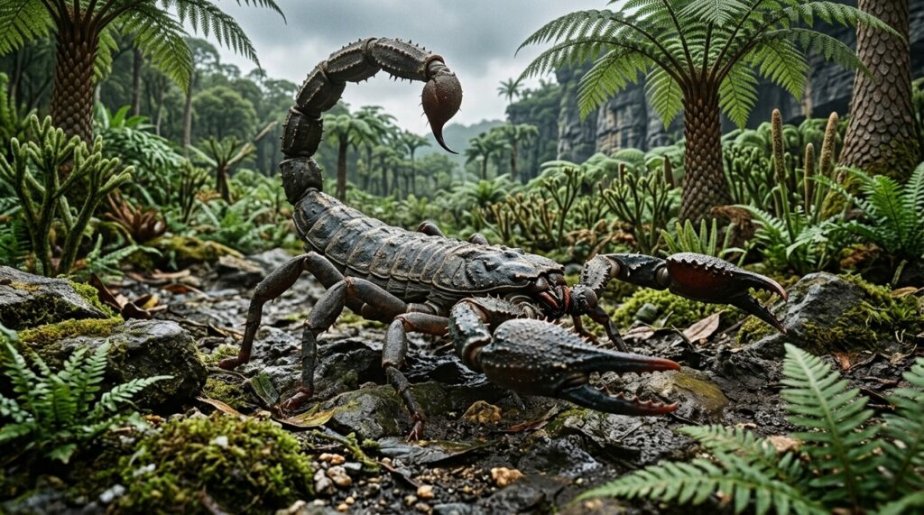 Há 415 milhões de anos, um escorpião gigante com mais de 1 metro caminhava pela Terra: descoberta de fósseis revela um dos predadores mais impressionantes do antigo planeta