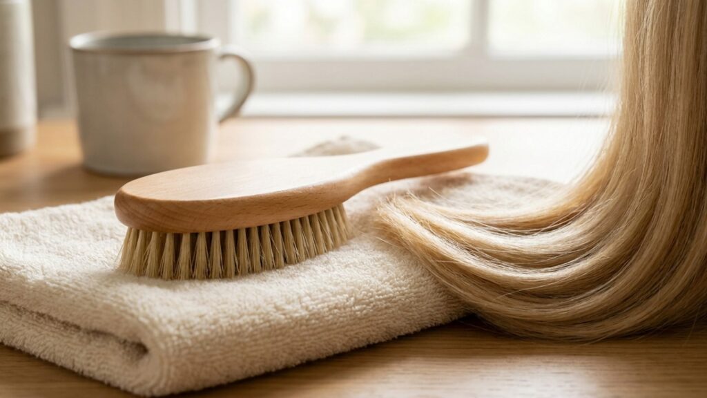 Nem sempre é culpa do shampoo: a escova usada todos os dias pode fazer o cabelo parecer oleoso muito mais rápido