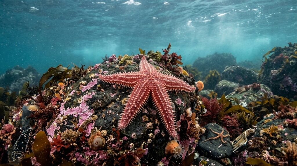 Estudo analisou 296 estrelas-do-mar de 19 localidades e encontrou 16 inversões cromossômicas ligadas à adaptação ambiental no Atlântico e Mediterrâneo