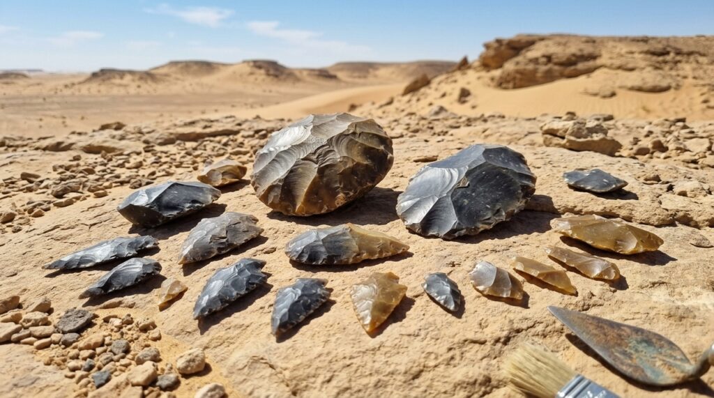 704 ferramentas de pedra revelam que neandertais alcançaram a Arábia há 55 mil anos, chegando mais ao sul do que se imaginava