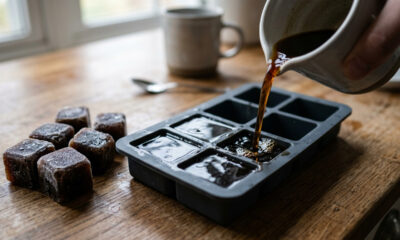 Congelar café pronto em forminhas de gelo: o truque simples para preparar bebidas geladas nos dias quentes sem diluir o sabor com água