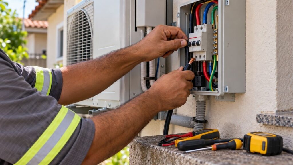 Eletricista que revisa quadros de energia há mais de uma década repete sempre o mesmo alerta: ampliar o chuveiro ou instalar um ar-condicionado sem recalcular a fiação é a causa mais comum de disjuntor que desarma sozinho e de fio que esquenta atrás da parede
