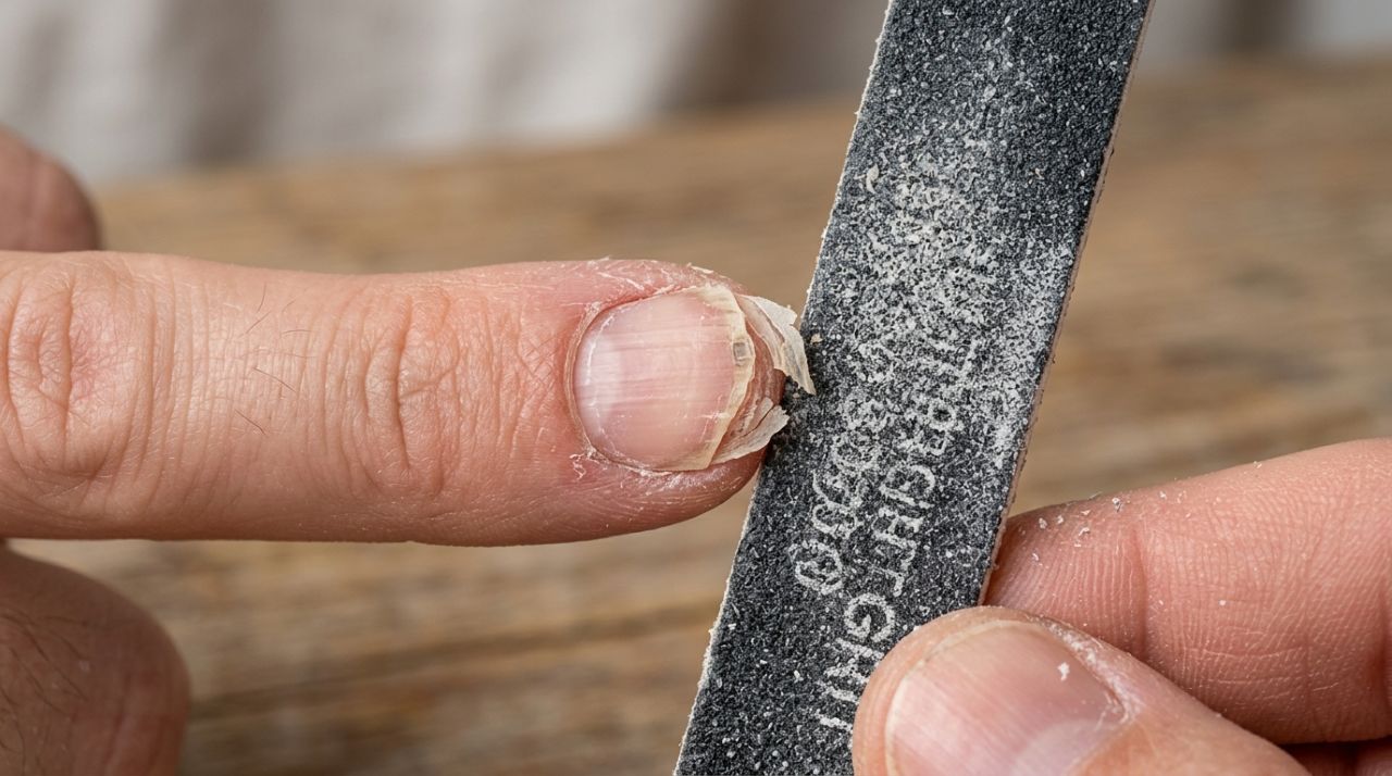 Manicures alertam: lixar unhas frágeis com movimentos agressivos de um lado para o outro pode favorecer descamação e pequenas quebras